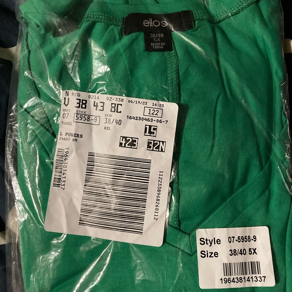 Green tunic